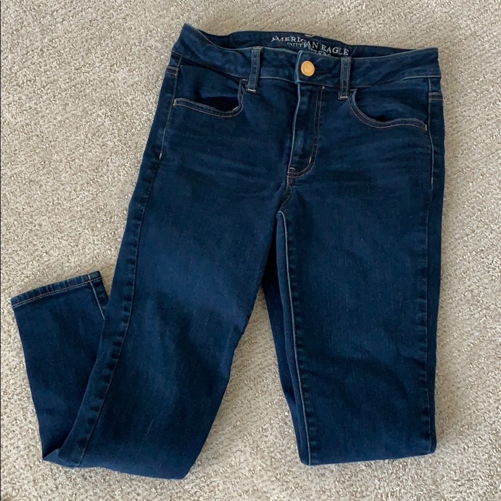 American Eagle Size 8 Short Jeggings Super Stretch